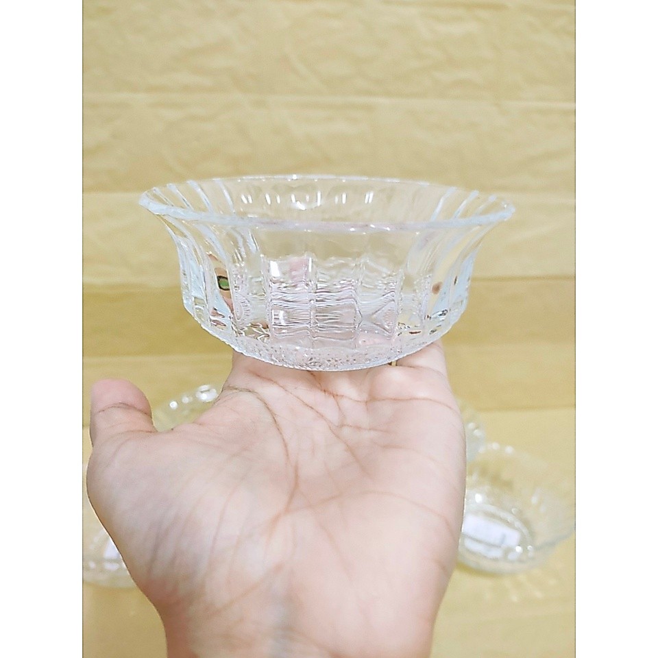 ชามแก้ว ถ้วยแก้วใส่ขนม ยกกล่อง 6 ใบ ขนาด 11*5cm UG-135 สำหรับใส่สลัด ของหวาน และอื่นๆ