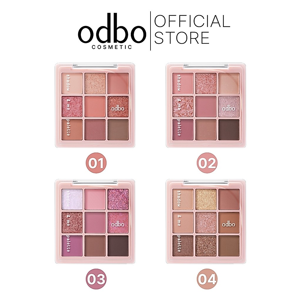 ODBO SHADOW & ME PALETTE OD2014 พาเลทอายแชโดว์ 9 สี
