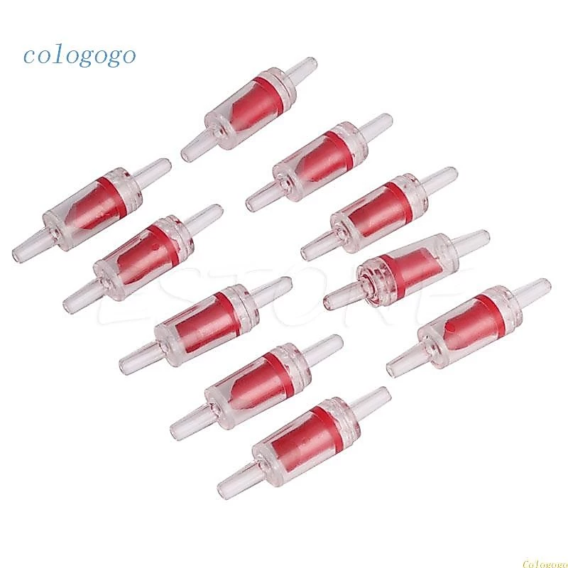 Colo เช็ควาล์วทางเดียว ไม่ย้อนกลับ สําหรับตู้ปลา 10 ชิ้น