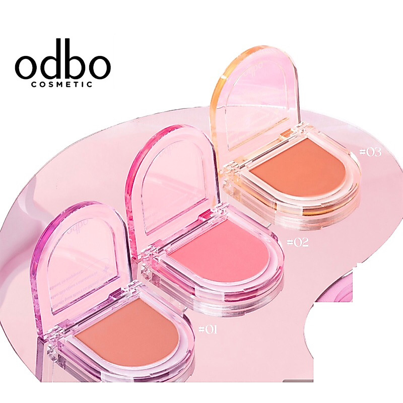 Odbo Romance Mood Blush โอดีบีโอ โรแมนซ์ มู้ด บลัช ขนาด 2.8 กรัม OD1319
