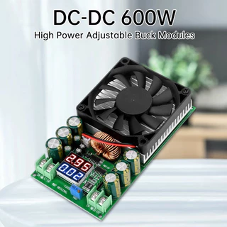 DC-DC 600W โมดูลลดแรงดันปรับได้กำลังสูง 120/100/96/84V พร้อมจอแสดงผลแรงดันและกระแสไฟฟ้า แหล่งจ่ายไฟ พลังงานแสงอาทิตย์