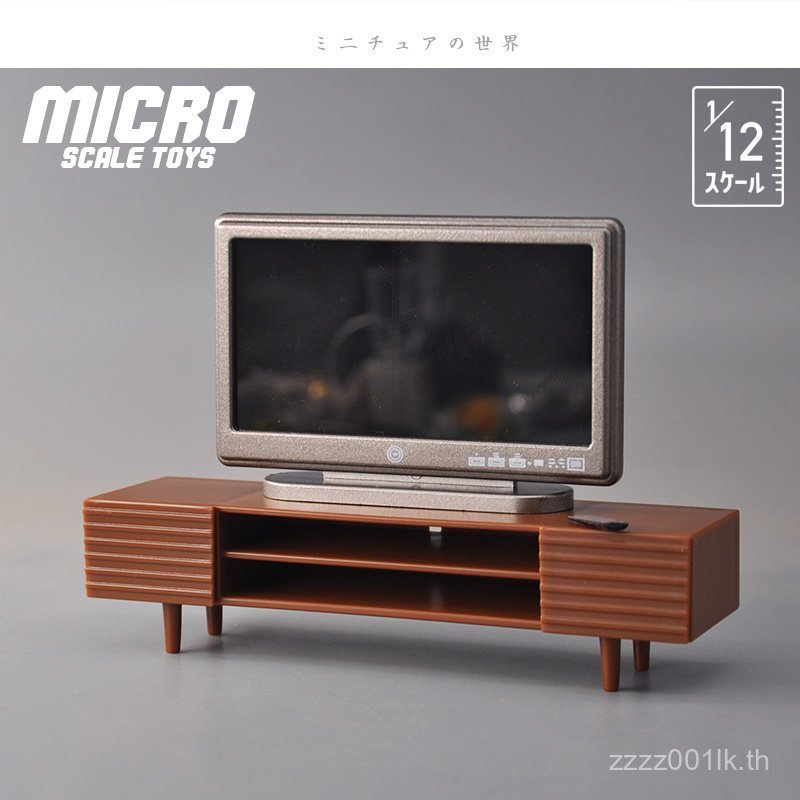 Dollhouse Dollhouse Dollhouse Model 1/12 Points Food Toy Scene Accessories TV LCD TV Model 54GP