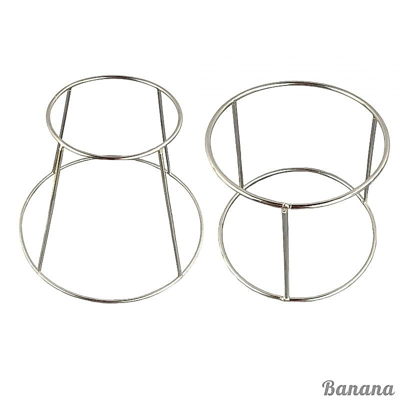 [พร้อมส่ง] ขาตั้งจานเสิร์ฟอาหารทะเล สเตนเลส ทรงกลม สําหรับย่างพิซซ่า