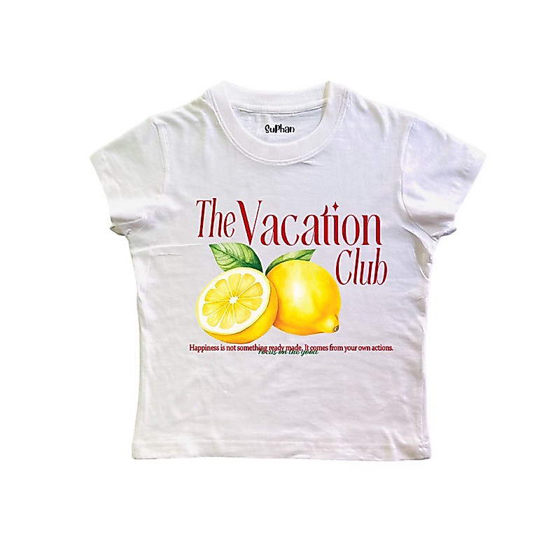 💥chicchi.cshop | เสื้อยืดbabytee ลาย vacation ใส่สบายมาก น่ารักสุดๆ พร้อมส่ง
