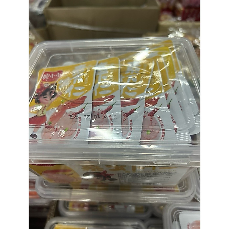 กุ้งกรุบ ขนมเส้นบุก ปรุงรสหม่าล่า รสกุ้ง 1กล่อง 50ซอง