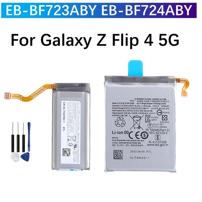 EB-BF723ABY EB-BF724ABY แบตเตอรี่สําหรับ Samsung Galaxy Z Flip 4 5G F723 F724 + เครื่องมือฟรี