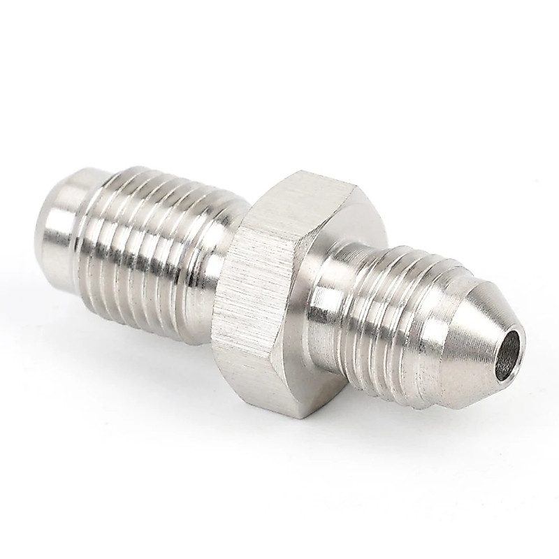 Universal AN3 ถึง M10x1.25 ชาย Flare สายเบรคสแตนเลสสายคลัตช์ท่อน้ํามันข้อต่ออะแดปเตอร์