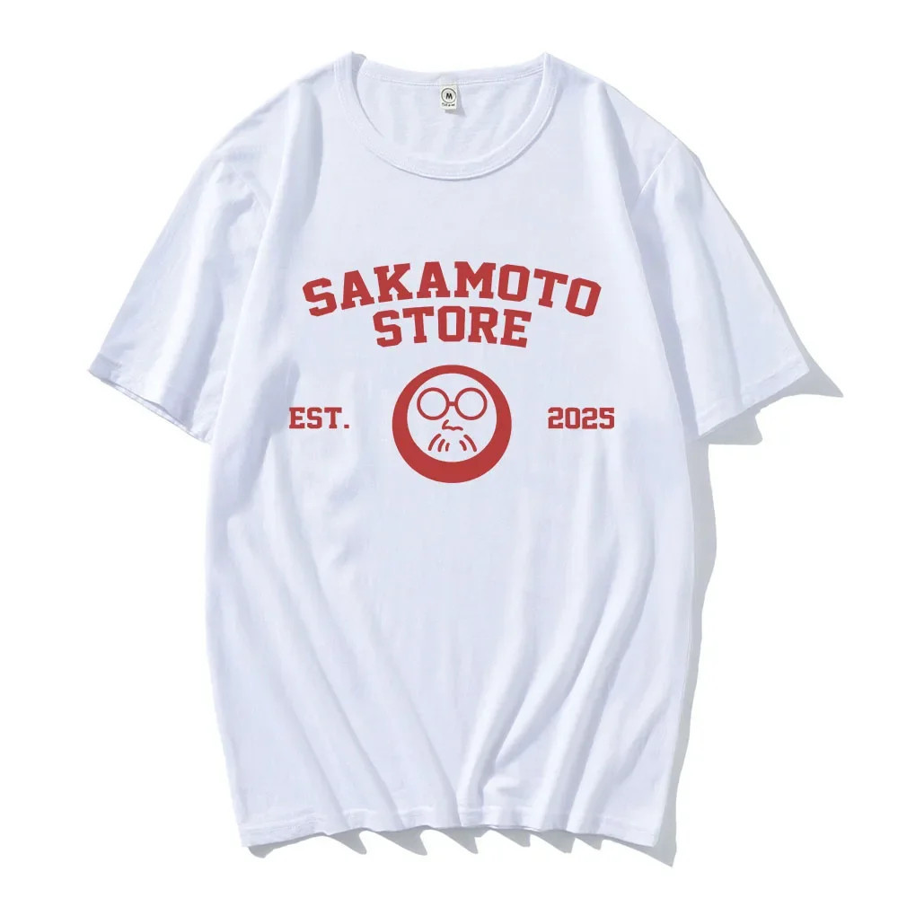 🔥 เสื้อยืดอนิเมะ SAKAMOTO DAYS Sakamoto Store ลาย Manga Cartoon แขนสั้น ผ้าฝ้าย ใส่สบาย แฟชั่น Stree
