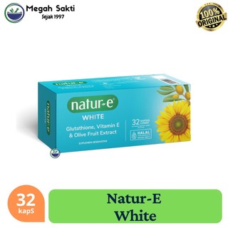 Megah Sakti - Natur-E White Isi 32 Kapsul | Suplemen Kesehatan Kulit