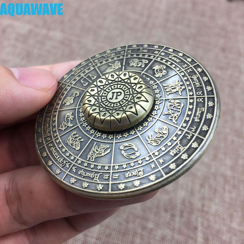 AQUAWAVE Astrolabe Fidget Spinner, Destiny Compass Constellations Zodiac Signs Fidget Spinner, Fidge
