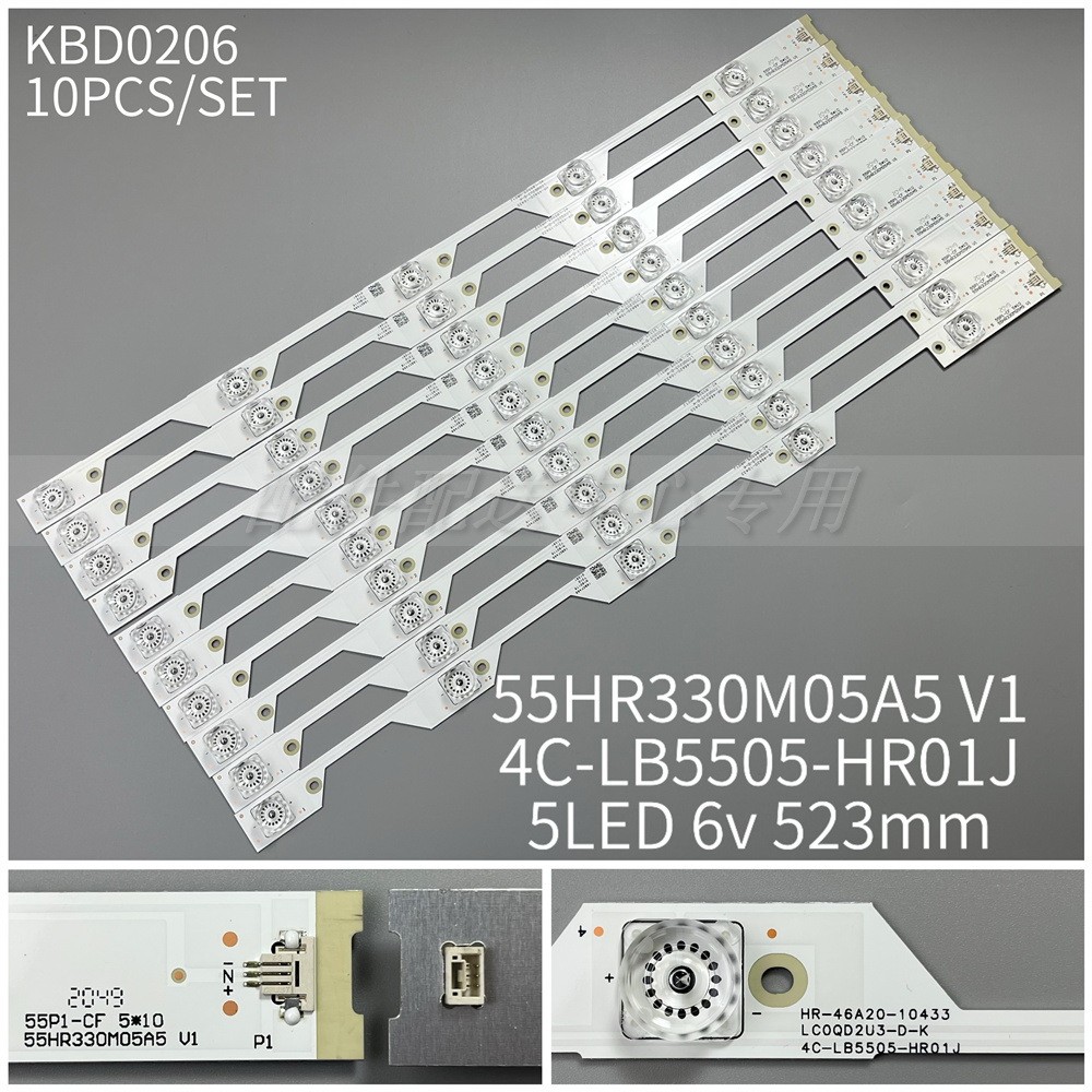 10 รายการ * ใหม่เอี่ยม L55P1S-CF Toshiba 55U6600C 4C-LB5505-HR01J 55HR330M05A5