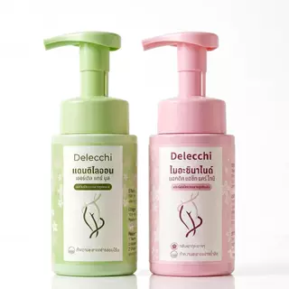 【ซื้อ 1 แถม 1】Delecchi มูสโฟมอนามัย สูตรกรดแลคติก ปรับสมดุลผิว สยบกลิ่นอับ ตกขาว ลดอาการคัน น้องสาวสะอาดสดชื่นตลอดวัน