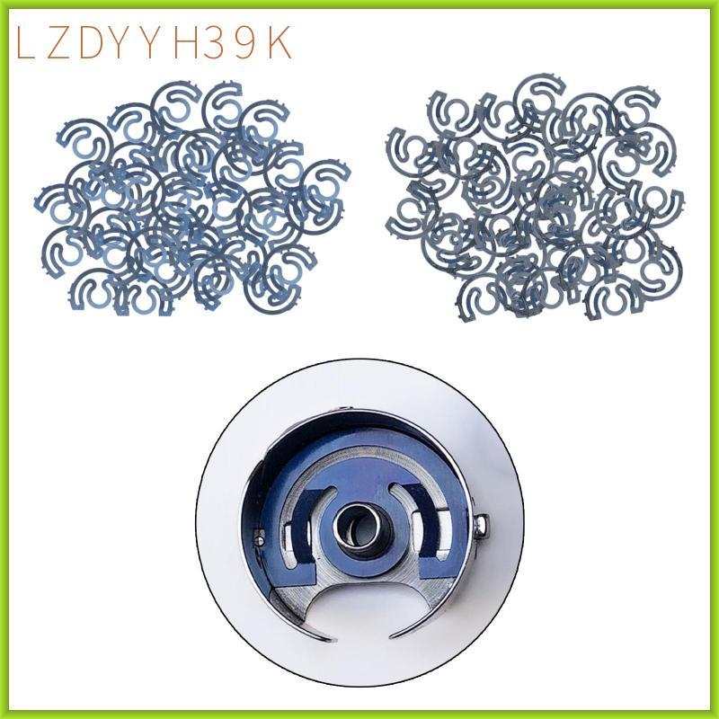 [lzdyyh39k] 50 ชิ้น Bobbin Case Spring Sheet Wear-Reisitant Standard Size Steel ทนทานสําหรับ