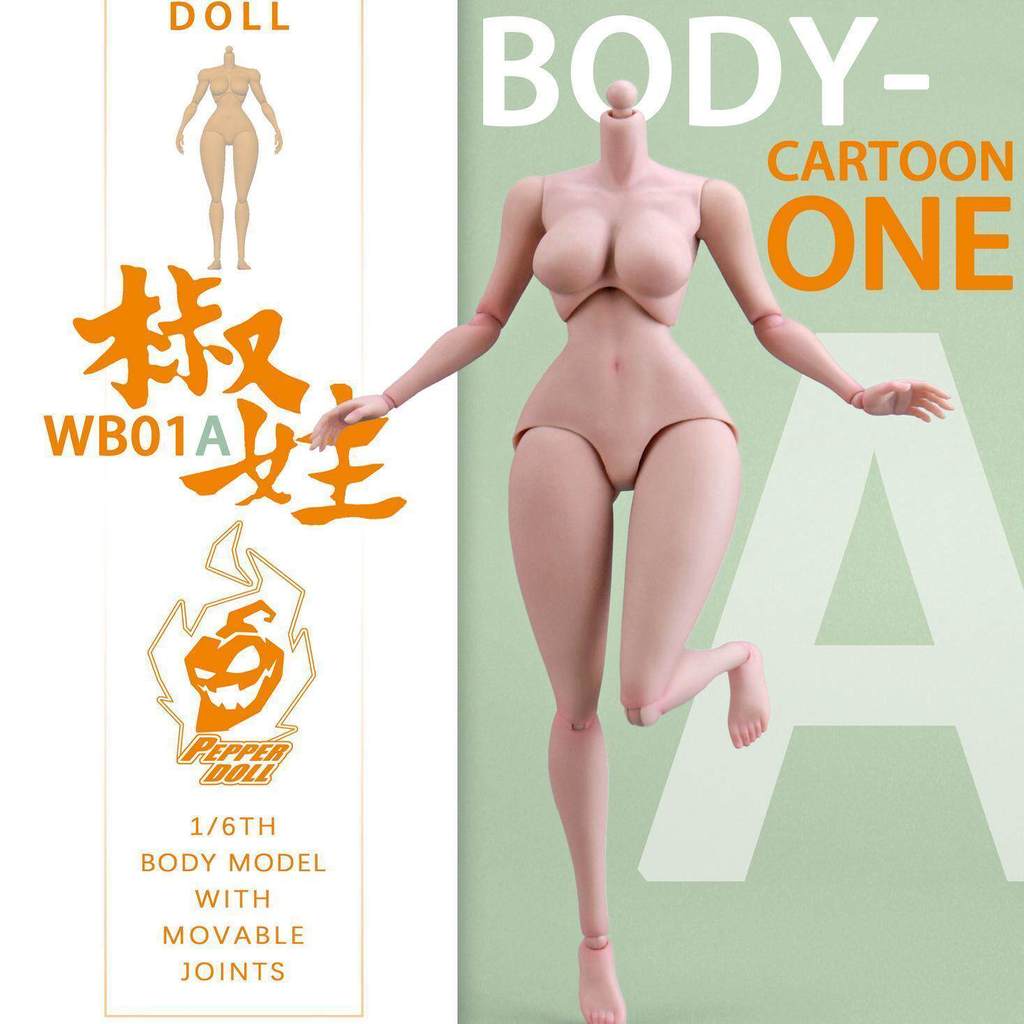 High Chili Toys PEPPER DOLL 1/6 การใช้งานพิมพ์ผู้หญิง WB01A