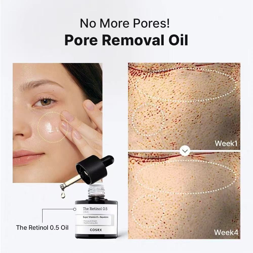 8-26-17 เกาหลี Cosrx retinol Essence Oil the retinol 0.5A แอลกอฮอล์กระชับรูขุมขนหดตัว 20ml