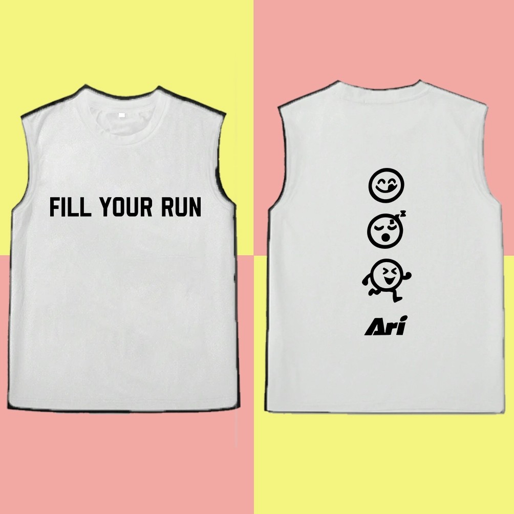 【พร้อมส่ง】 Ari Football Simple Casual Round Neck Neutral vest Ari Football Pattern Printed Adult Cot