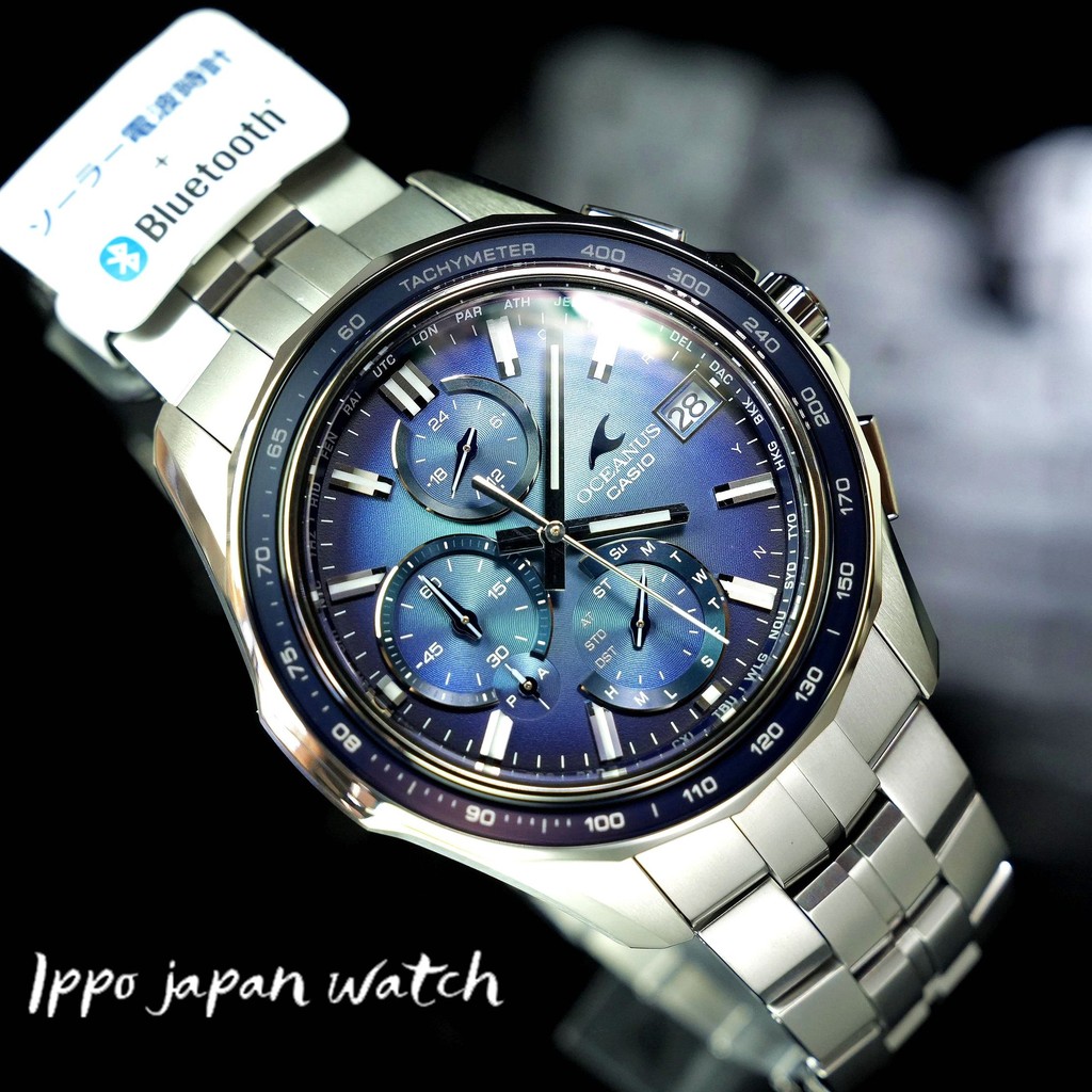 นาฬิกา JDM JUNE★Casio Oceanus Eco-Drive Radio Wave นาฬิกาผู้ชาย OCW-S7000RA-2AJF 《U》