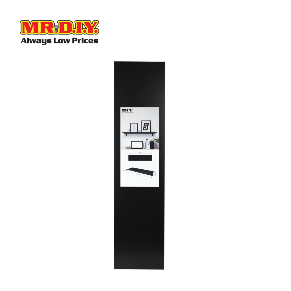 MR.D.I.Y. แผ่นไม้ Particle Board สีดำ (Black) ขนาด 80 X 19.5 X 1.5 ซม.