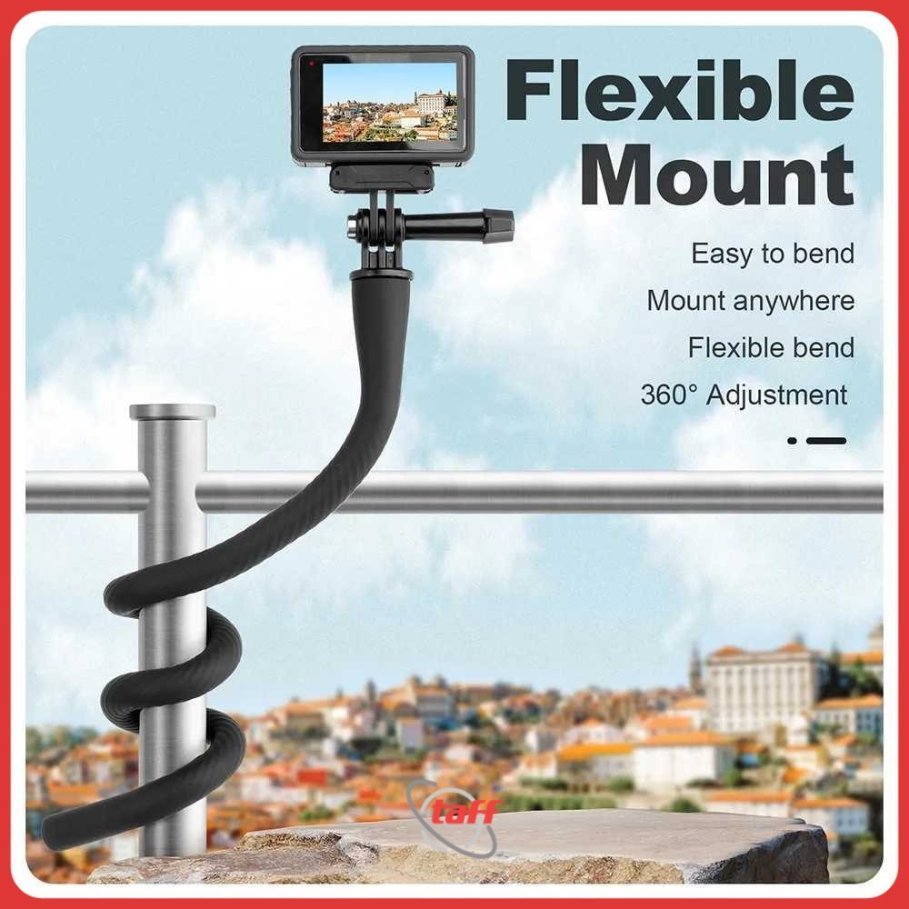 TELESIN ที่ยึดกล้องแบบยืดหยุ่นสําหรับกล้อง GoPro DJI Action - TE-FM-002