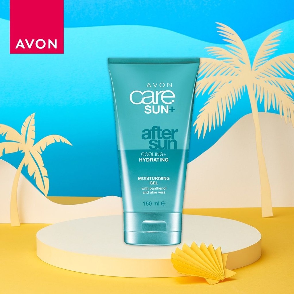 8-29-17 Avon Anbei Moisturizing Sun Moisturizing After Sun Soothing Repair Rescue Sensitive Skin เด็