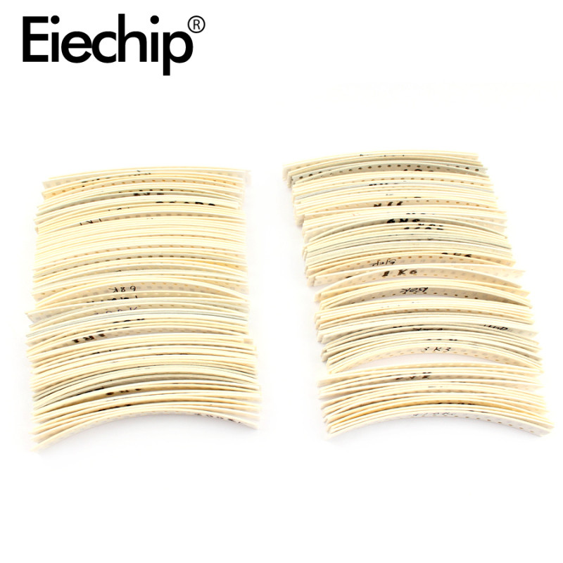 1206 SMD Resistor Assortment Kit 1ohm-1M ohm ตัวต้านทาน smd s