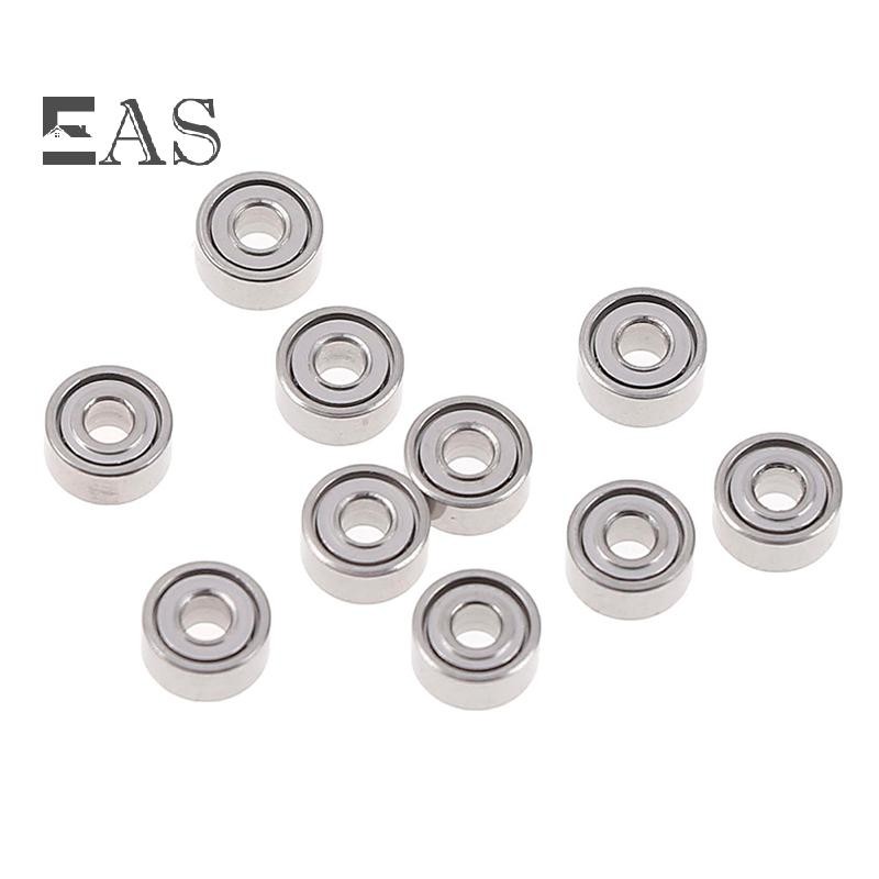 [EA] 10 ชิ้น 681XZZ 1.5x4x2 มิลลิเมตรเปิดแบริ่งขนาดเล็ก ball mini hand bearing spinner TH