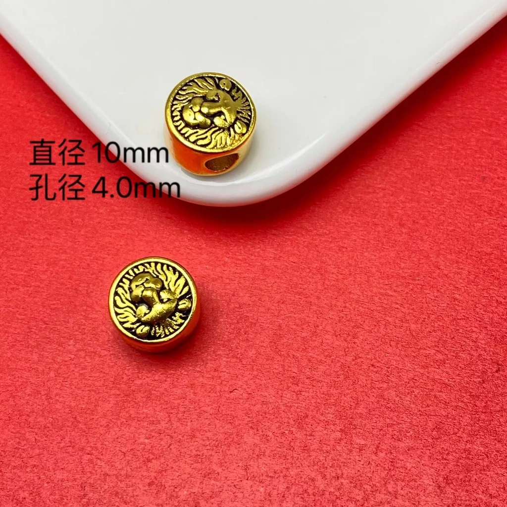 Tattoo Square Bead Love Barrel Bead DIY Jewelry Accessories thumbnail 6