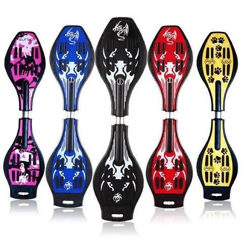 สเก็ตบอร์ด ผู้ใหญ่ Young Dragon Board รูปงูเริ่มต้น Professional สองล้อแกว่ง Youth Snake Board Vital