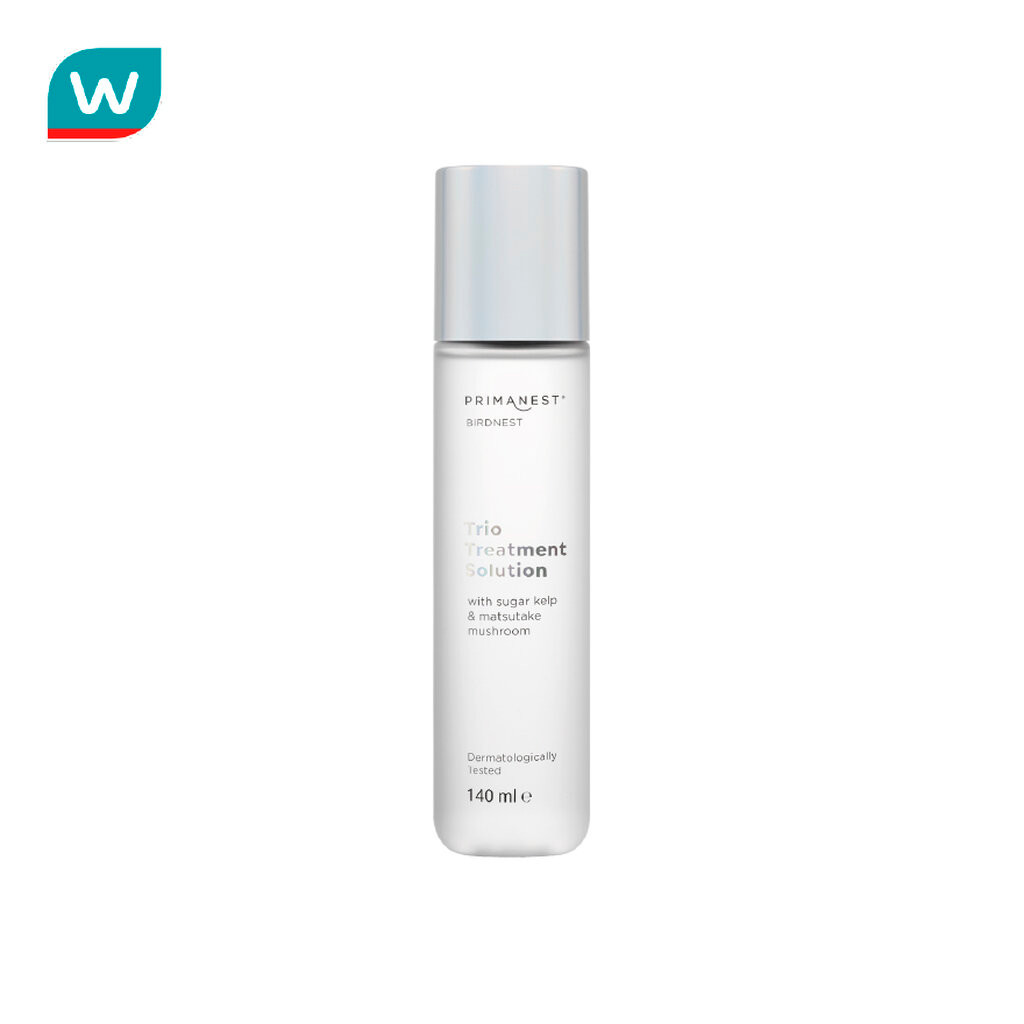 PrimaNest พรีมาเนสท์ เบิร์ดเนสท์ ทรีโอ ทรีทเม้นท์ โซลูชั่น 140 มล.ผลิตภัณฑ์น้ำตบบำรุงผิวหน้า