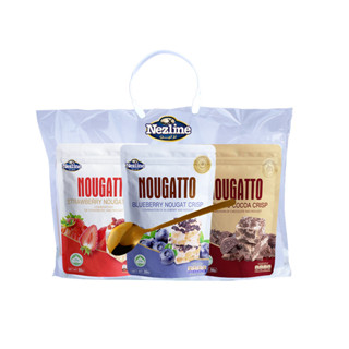 (ใหม่!!เซ็ตสุดคุ้ม) นูกัตโตะ ขนมข้าวโอ๊ตอัดแท่ง ถั่วตุบตับ ค…