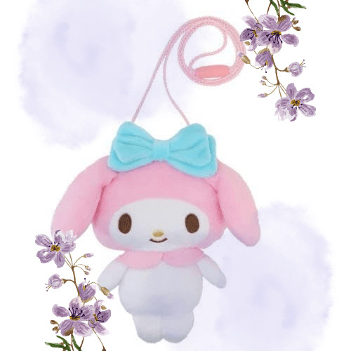 [ส่งตรงจากประเทศญี่ปุ่น]เคย์คัมปานี ซันริโอ ตัวละคร กระเป๋าคล้องคอผ้าห่ม ไมเมโลดี้ SAC-NNP-MM