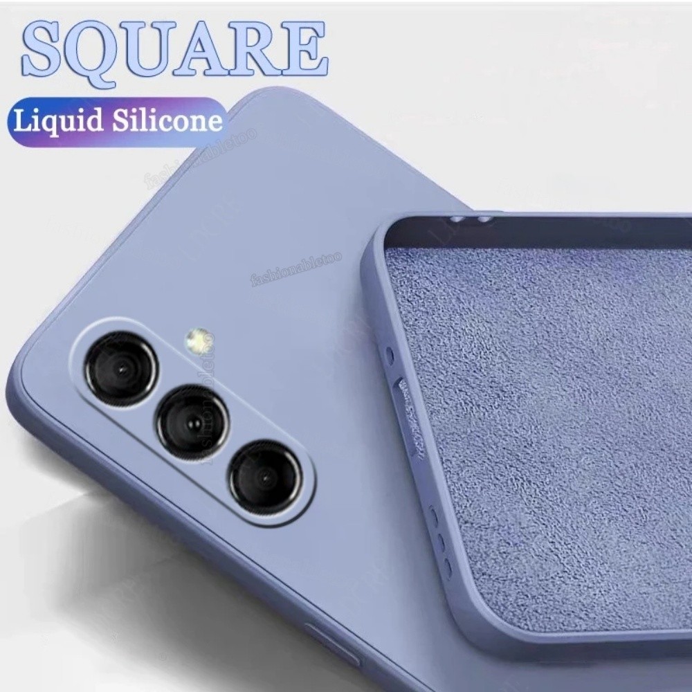 SAMSUNG สําหรับSamsungA17 5Gซิลิโคนเหลวเคสโทรศัพท์สําหรับSamsung Galaxy A07 LTE A17 A27 A37 A57 A07L