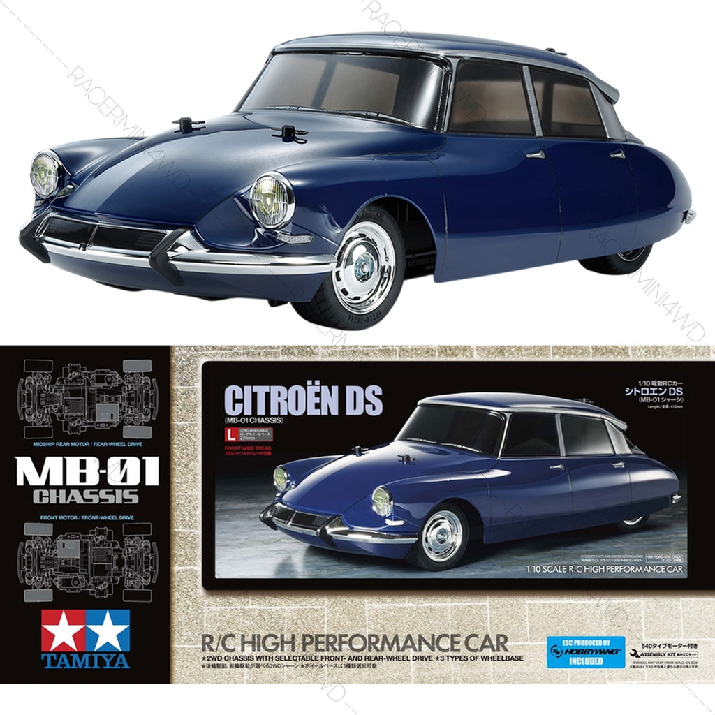 TAMIYA 58734 1/10 R/C Kit FWD Citroen DS (MB-01L Chassis)