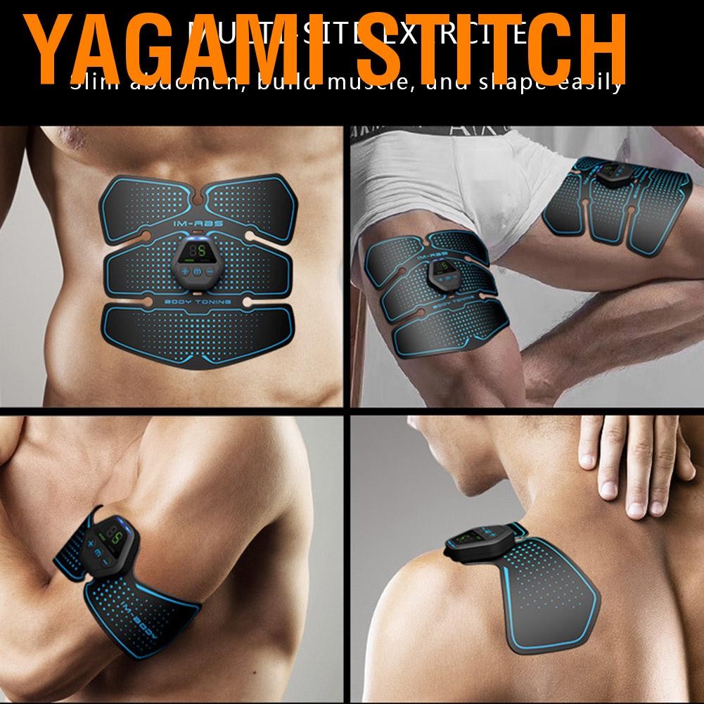 Yagami Stitch-th EMS Muscle Trainer HC 401230A แบตเตอรี่ลิเธียม 110mAh x 3 ABS ทดแทนด้วย PU และพีซีเ