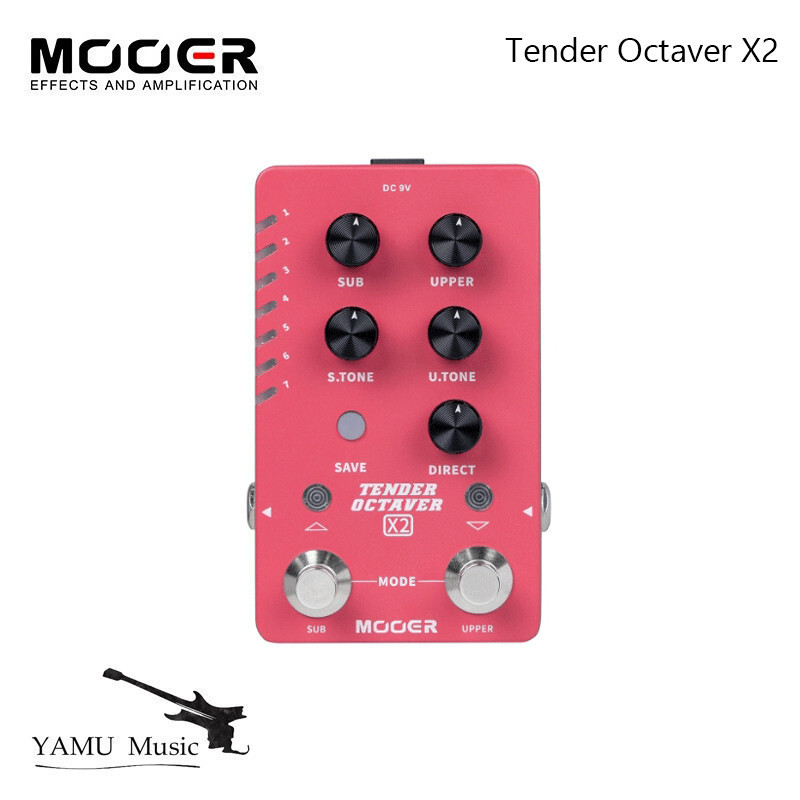Mooer Tender Octaver X2 Dual Channel Octave Guitar Effects Pedal