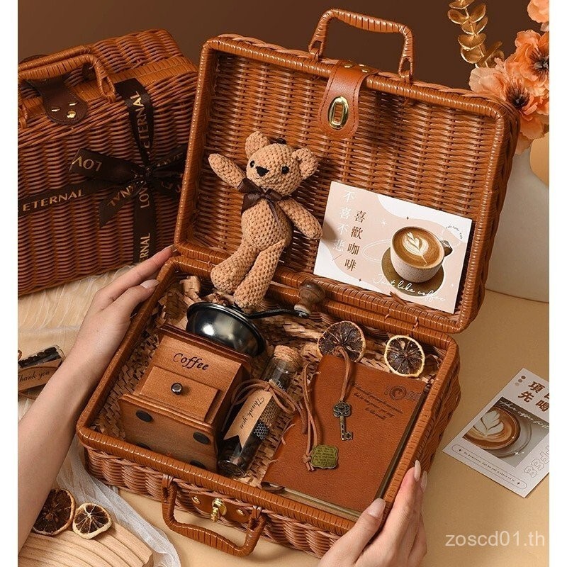 ของใช้แนะนํา ⭐ เครื่องบดมือเครื่องชงกาแฟกล่องของขวัญของขวัญวันเกิดสําหรับสาวแฟน ซอก สูง-จบ ปฏิบัติขอ