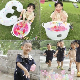 ลูกโป่งน้ำ ลูกโป่งระเบิดน้ำ ลูกบอลน้ำที่พองตัวเร็ว 1 พวงมี 37 ลูก/3 พวงมี 111 ลูก ของเล่นเด็ก