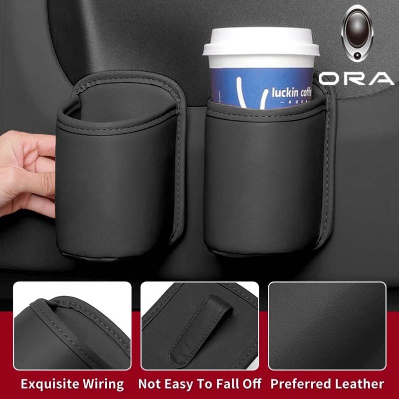 ORA 07 GOOD CAT GT ที่วางแก้วประตูรถยนต์ กล่อง ออกแบบคลิปด้านหลัง อุปกรณ์ตกแต่งภายในรถยนต์