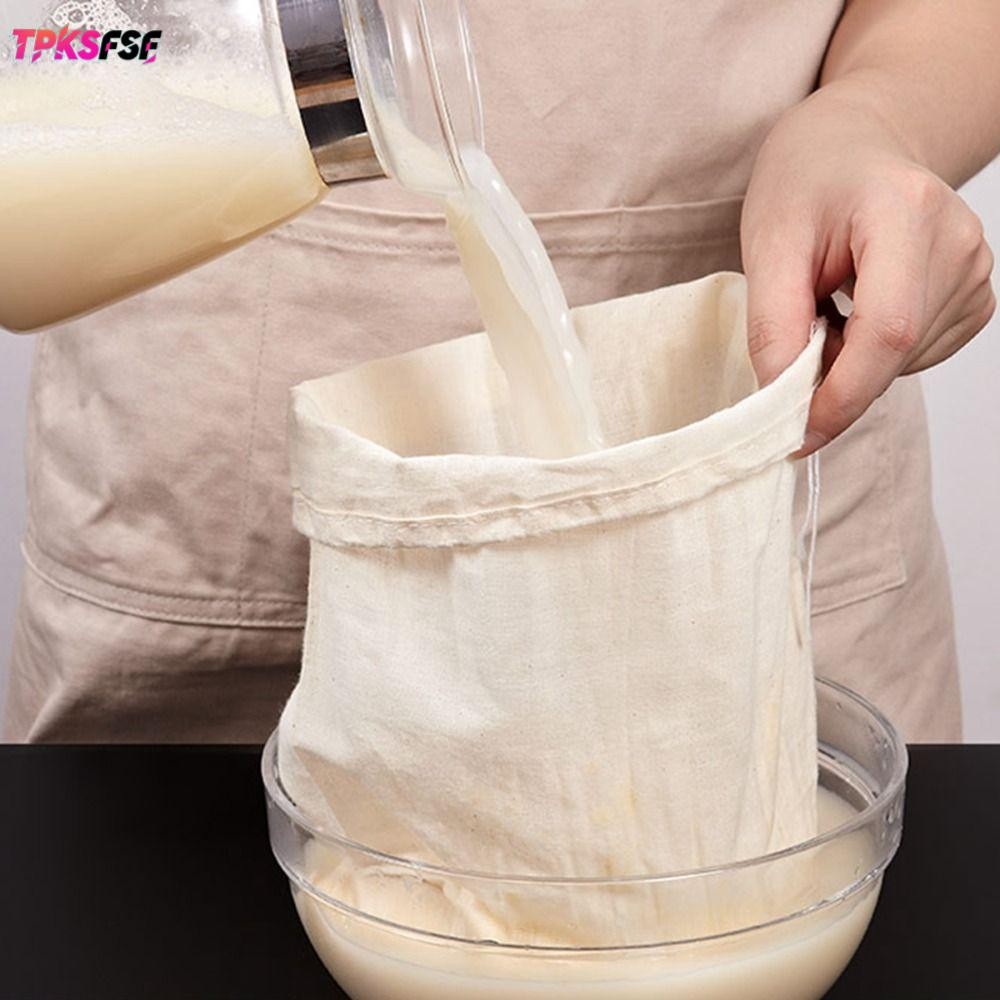 TPKSSF Filter Filter Filters Bag,Reusable Straining Cheese Cloth, Tea Yogurt Coffee Portable Cheesecloth Bags Nut Milk Bags