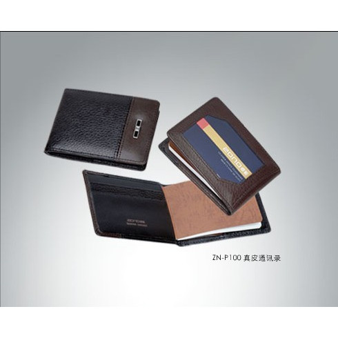 ZONO ZONO ZONO ZN-P100 บันทึกการสื่อสาร ZONO หนังสือโทรศัพท์หนังแท้