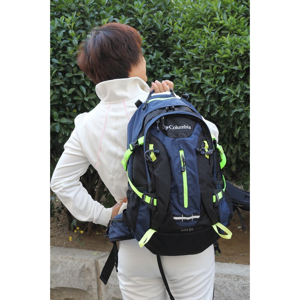 Columbia Columbia Men Women 30L Outdoor Waterproof Travel Cycling Backpack กระเป๋าเป้ปีนเขา YU0156