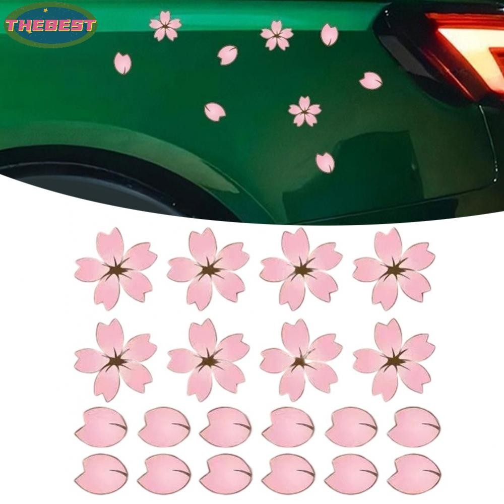 <Thebest>Car Stickers Bumper Decals Tube Stickers Motorcycle Helmet Flowers DecorationHot Sale
