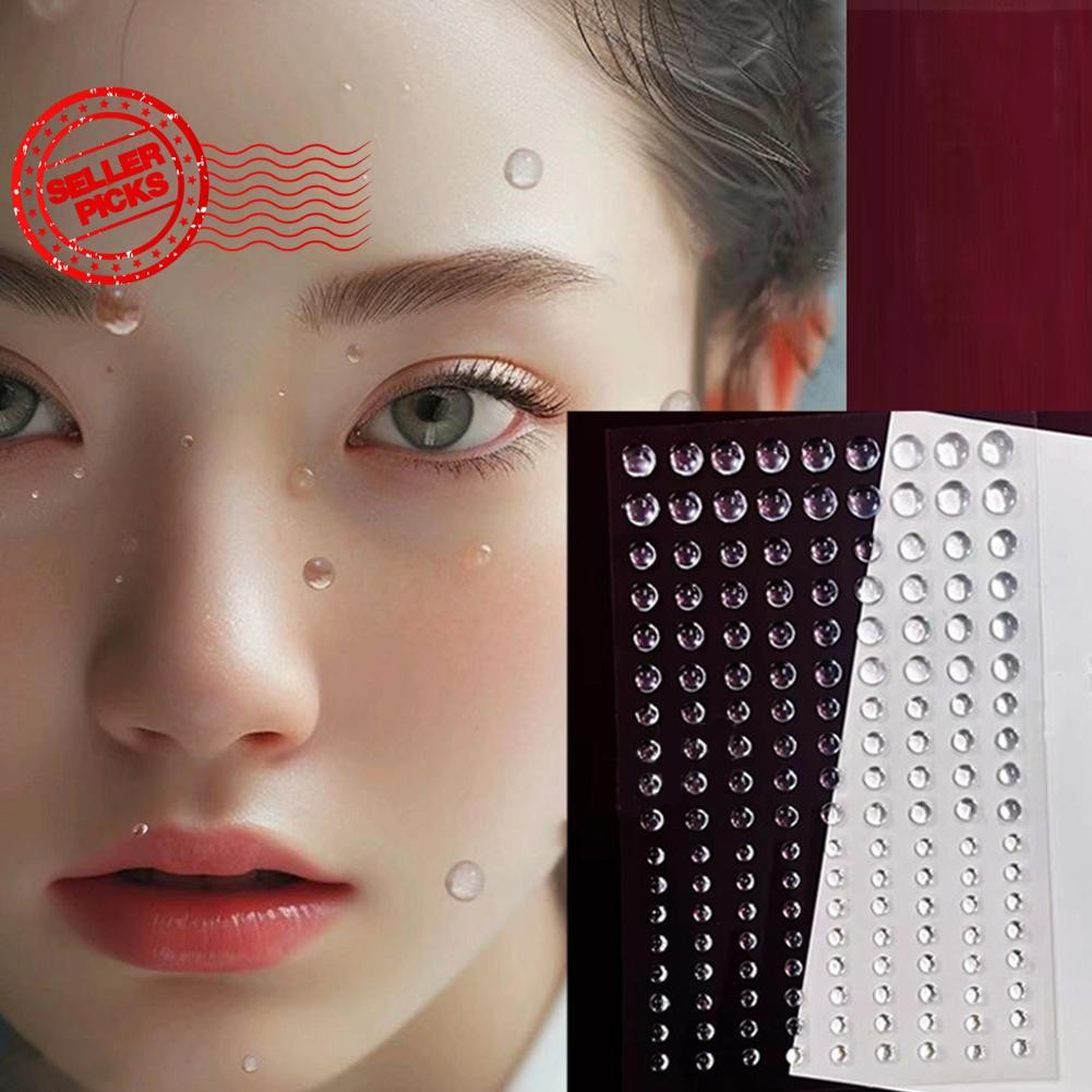 สีสันKpop Girl Groupสติกเกอร์แต่งหน้าประกายชุดคอนเสิร์ตแต่งหน้าTearแต่งหน้าหยดF5p4