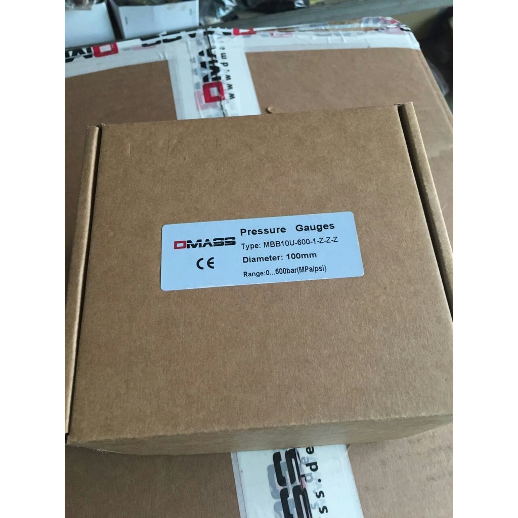 DMAS DASS EN837-1 เครื่องวัดความดันเยอรมัน MBB10U-100-1-ZZZ 100 แกนแผ่น 10MPA