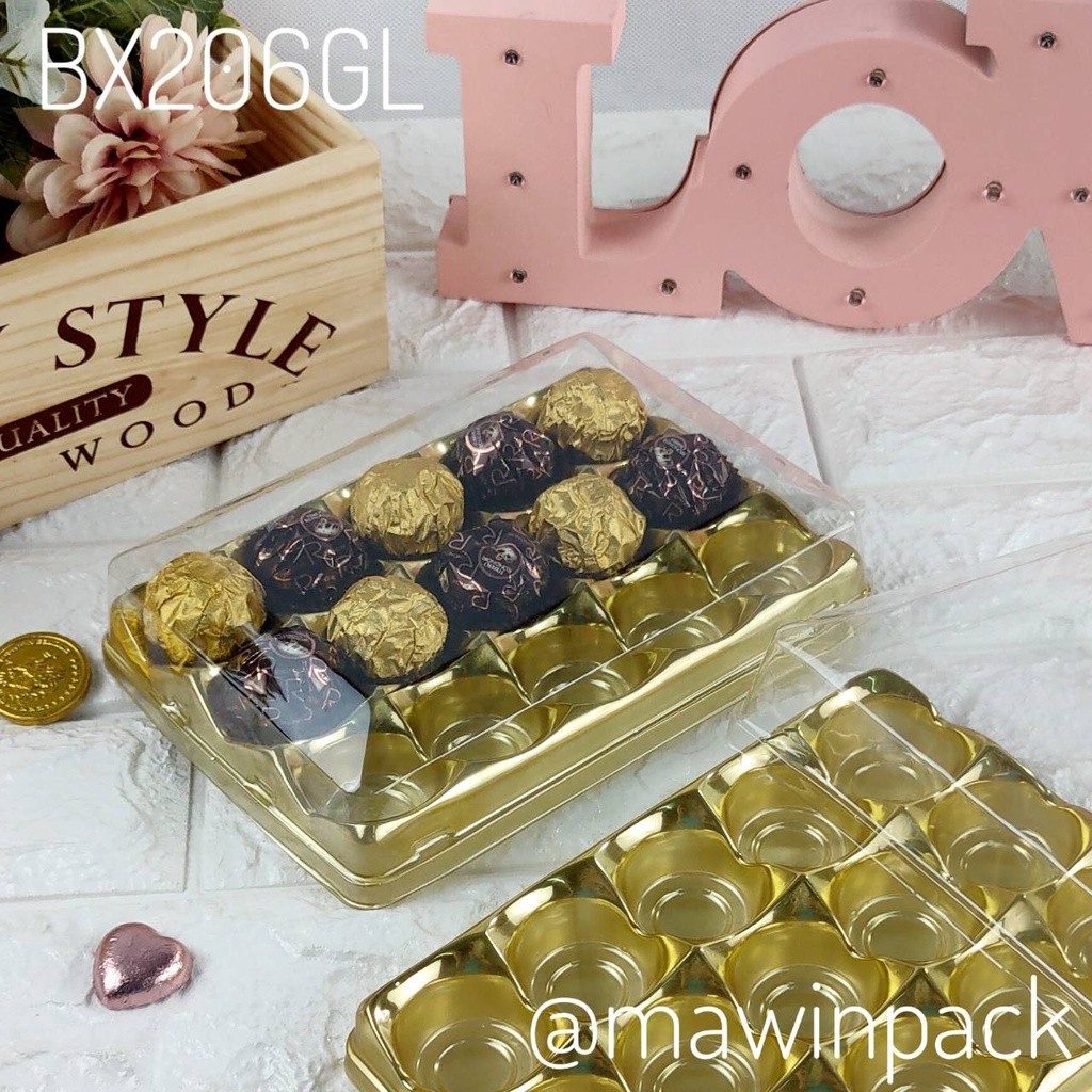 MA LOVE PACK ขายปลีก ห่อ 50ชุด กล่องเปี๊ยะ15ช่อง ฐานทอง กล่องไฮโซ15ช่องฐานทอง พร้อมฝา - รูปที่ 7