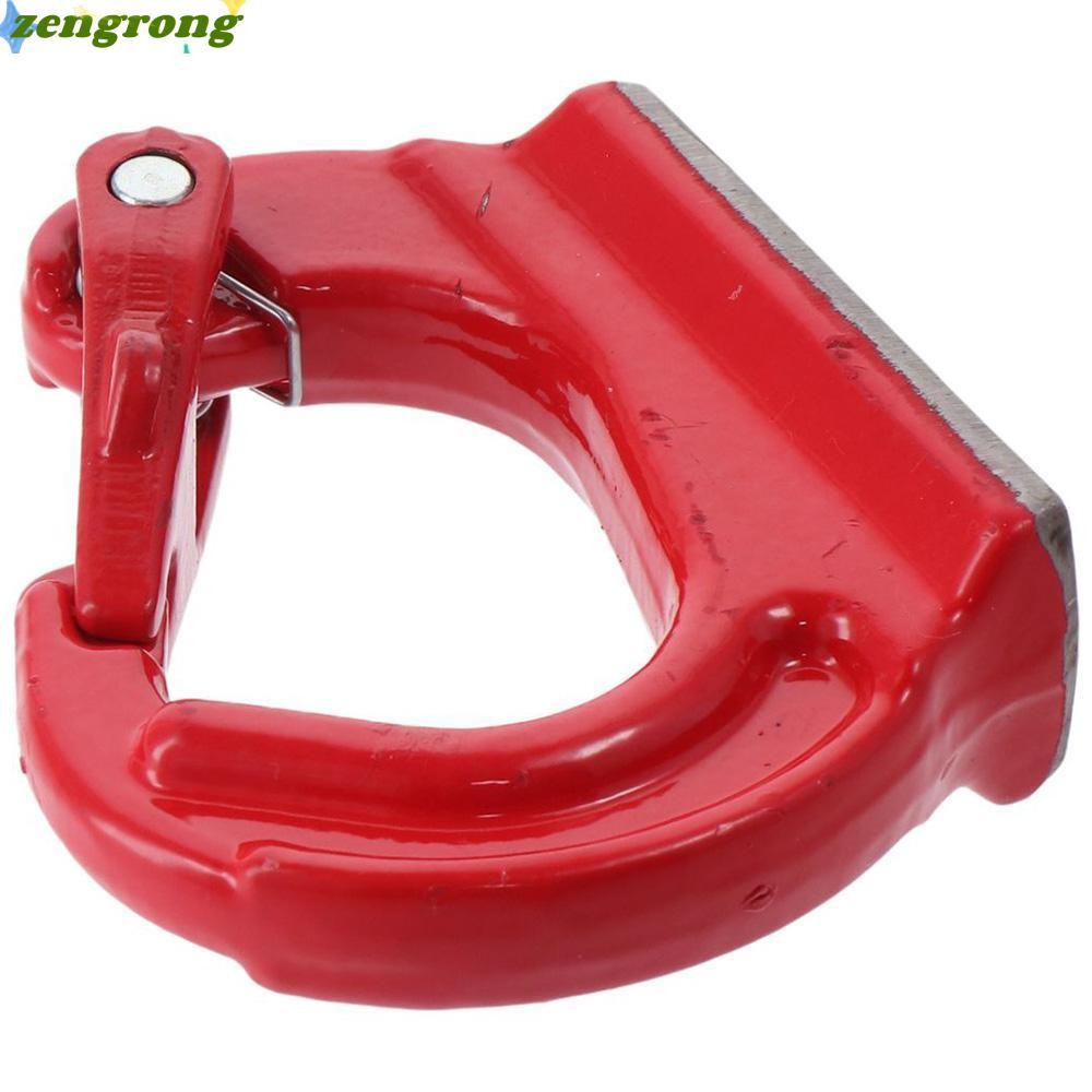 ตะขอยกสําหรับงานหนัก ZENGRONG สีแดง 4400lbs ความจุ G80 ตะขอยึดแบบเชื่อม, พร้อมตะขอเชื่อม 2T สลักปลอม