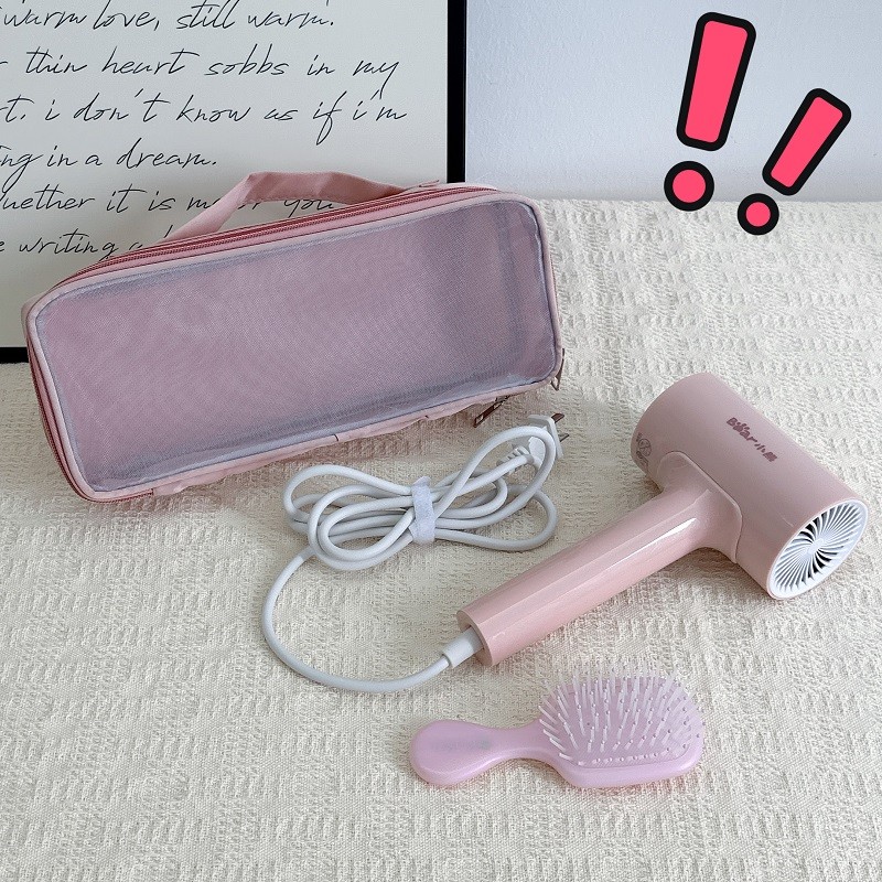 กระเป๋าเก็บเครื่องเป่าผม กระเป๋าใส กระเป๋าเก็บของ ความจุขนาดใหญ่ ซิป กันฝุ่น รุ่น NICE Cutie world