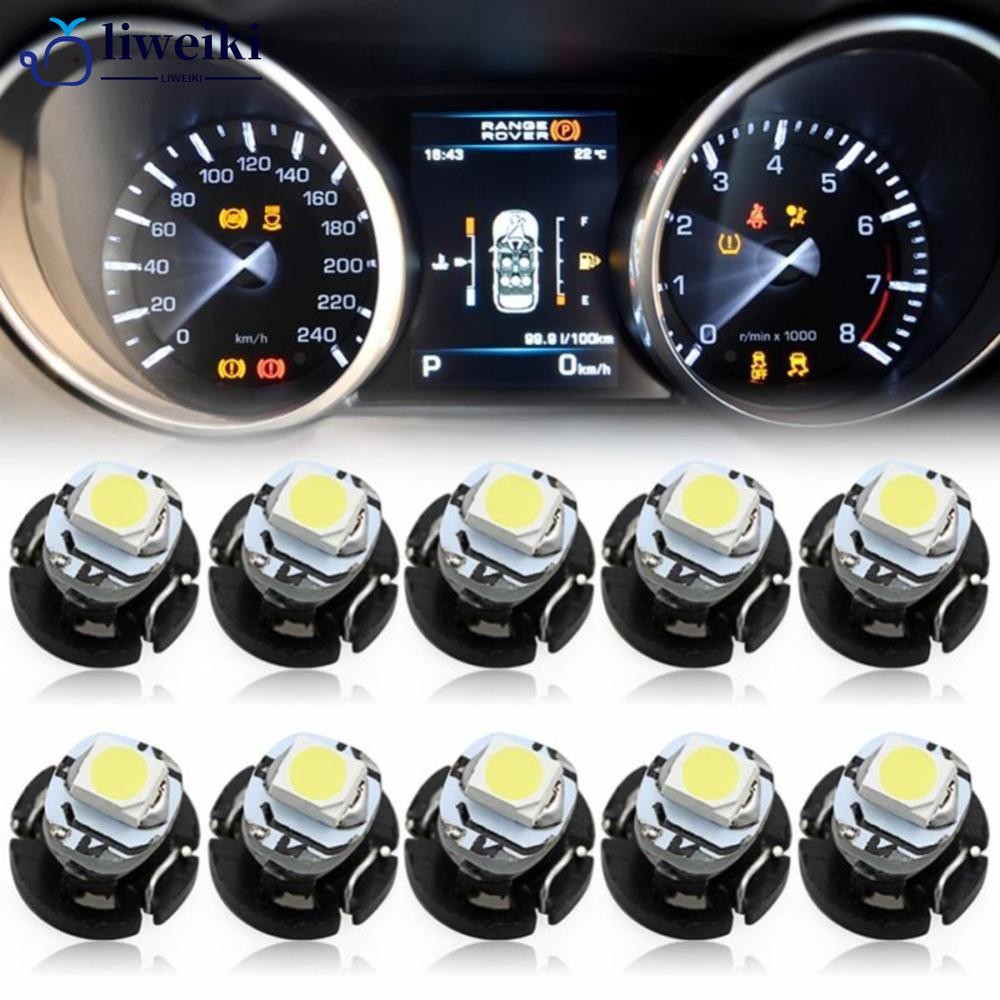 LIWEKI 10 ชิ้น T3 1 SMD หลอดไฟ LED รถ Neo Wedge Climate วัดแดชบอร์ดควบคุมแสง V1X4