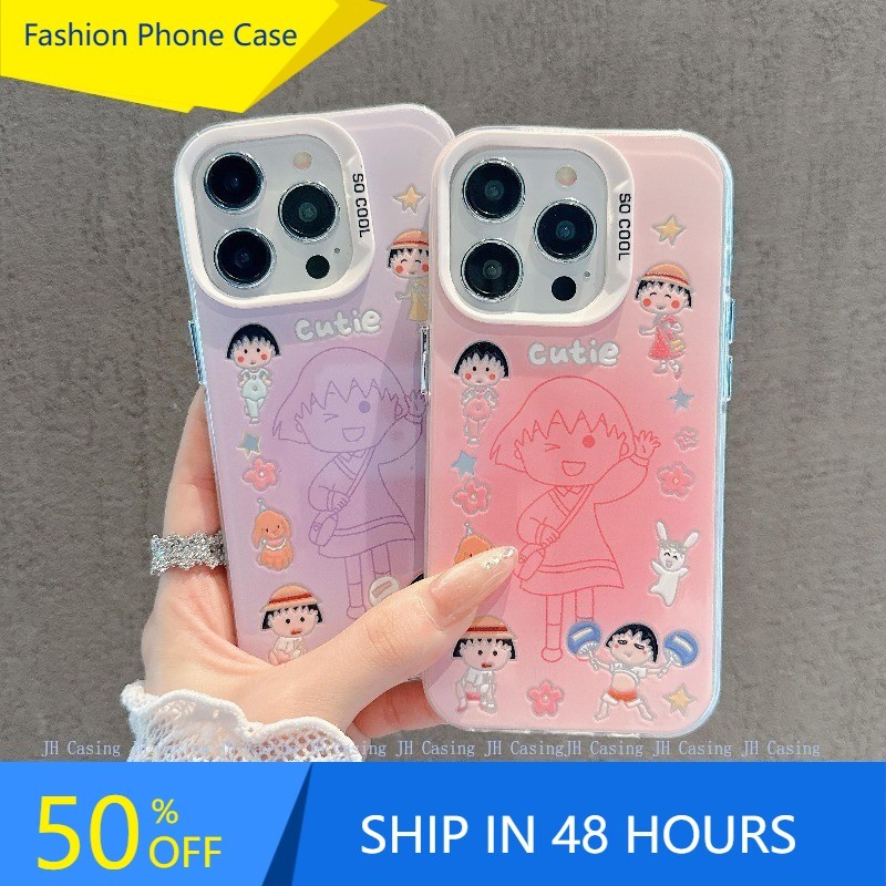 เข้ากันได้ iPhone 16 promax-11 Samsung A53 A22 A54 A34 A73 A22 A13 เคสโทรศัพท์มือถือ RLDP2376CYK2377