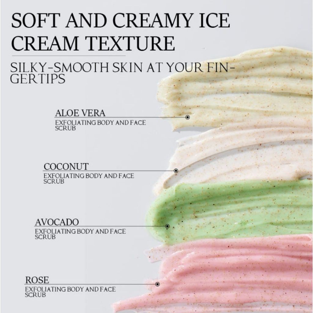 ส่งเร็ว สครับหน้าเนียน ผิว คาร์เมซิก Kormesic สครับสำหรับผิวหน้าและผิวกายที่มีส่วนผสมของอะโวคาโด และกุหลาบ 300g - รูปที่ 7